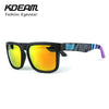 Reflective Coating Square Sun Glasses