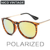 Mirrored Classic Gradient Female Black Sunglasses